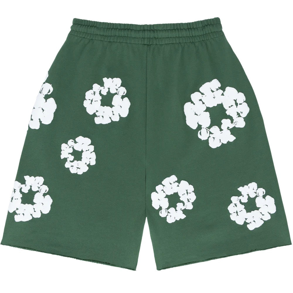 "Flower Shorts" Green