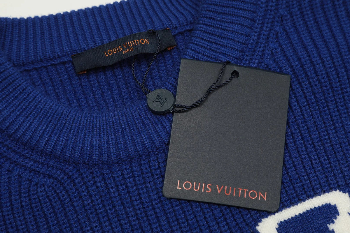 "LV" Designer Strickpulli