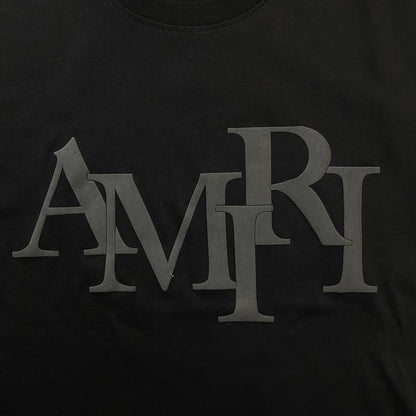 "Miri-STAGGERED LOGO" T-SHIRT