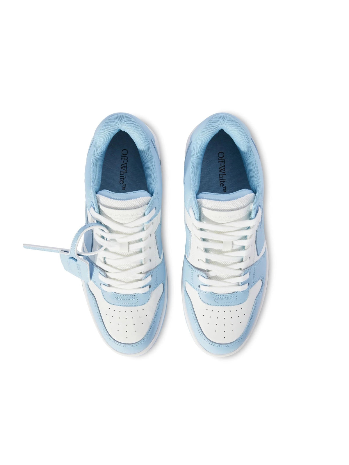 "Off-Sneaker" Babyblue and White
