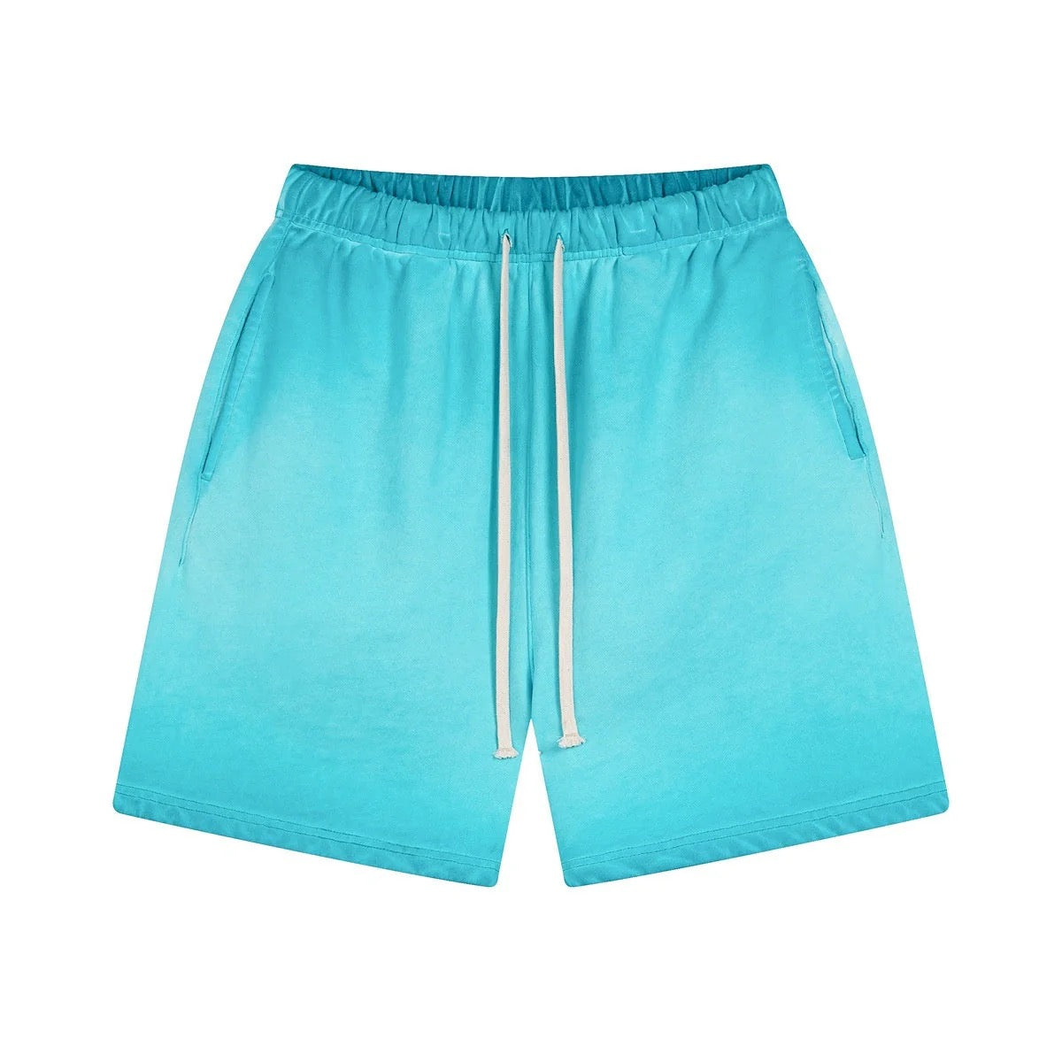 Belleza Turquoise Washed Shorts