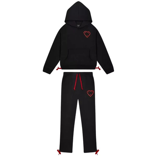 "Sicko-Tracksuit" Black and Red