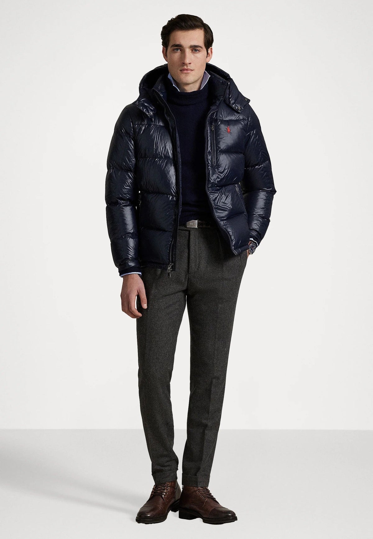 "RL" Shiny Puffer Blue