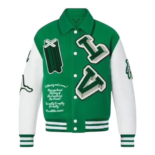 "LV" College Jacke Green