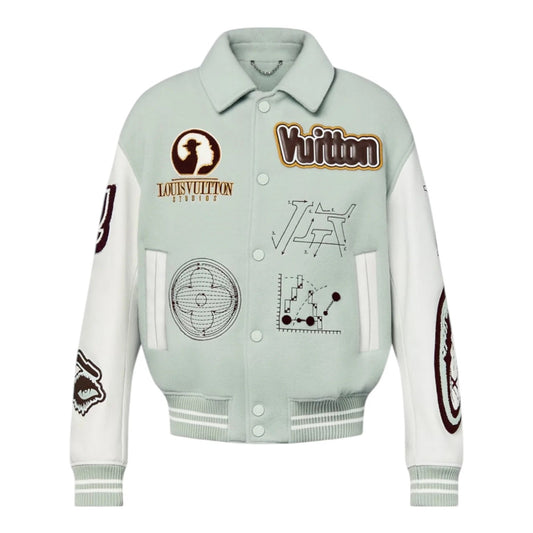 "LV" College Jacke Türkis