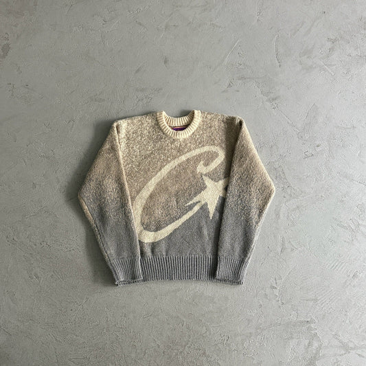"CRTZ" Mohair Beige/Grau
