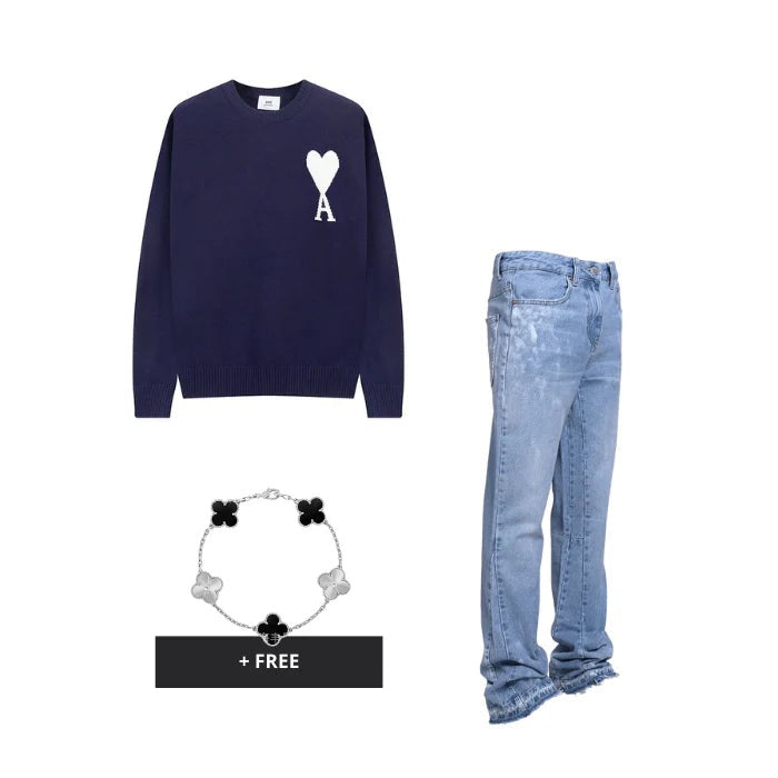 "Belleza Navy Breeze Outfit"